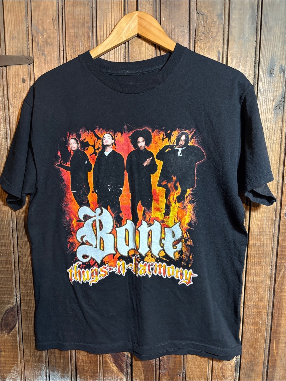 Bone Thugs-N-Harmony Black Graphic Band Tee